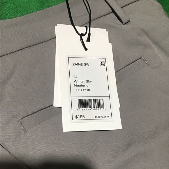 THEORY Zaine Neoteric STRETCH Pants Sz.34 - Picture 13 of 14